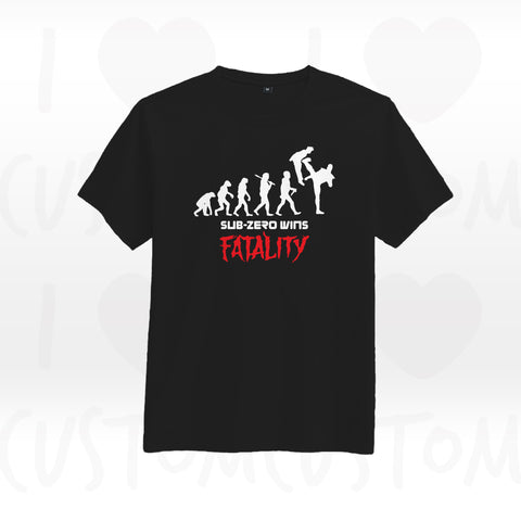 T-shirt ilovecustom noir FATALITY