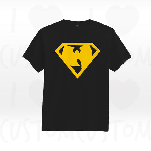 T-shirt ilovecustom noir SUPER WU TANG copie
