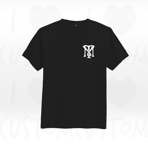 T-shirt ilovecustom noir TONY MONTANA logo