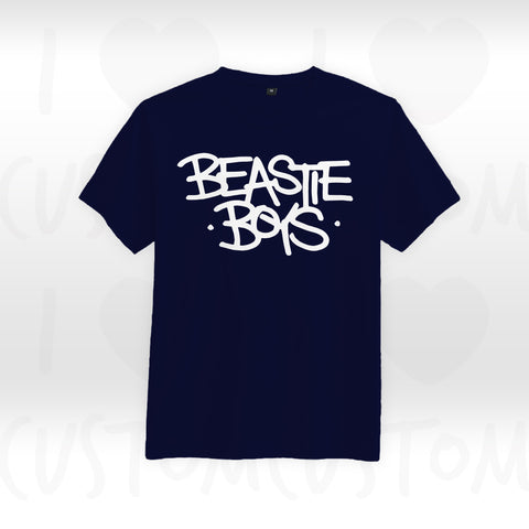 T-shirt ilovecustom Beastie boys logo blanc