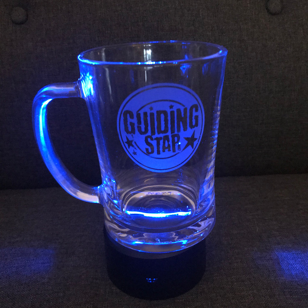 Chope de bière personnalisé guiding star