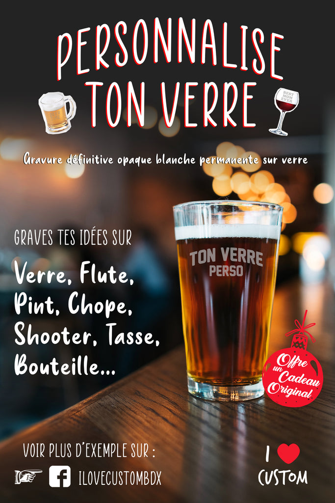 Ton verre personnalisé by ilovecustom