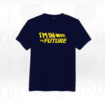 T-shirt ilovecustom bleu navy IM IN THE FUTURE