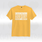 T-shirt ilovecustom Parental Advisory Explicit Content logo blanc