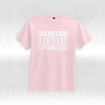 T-shirt ilovecustom Parental Advisory Explicit Content logo blanc