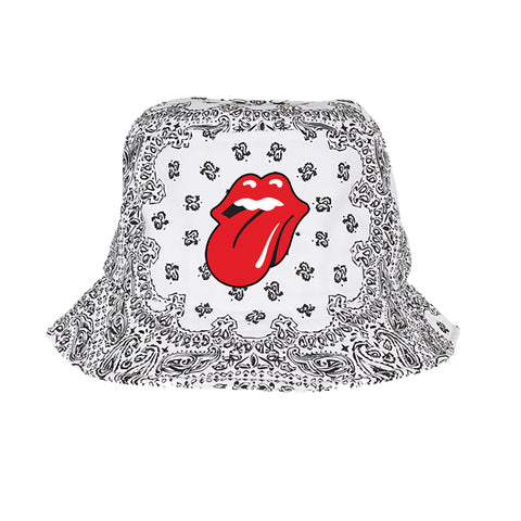BOB bandana blanc rolling stones