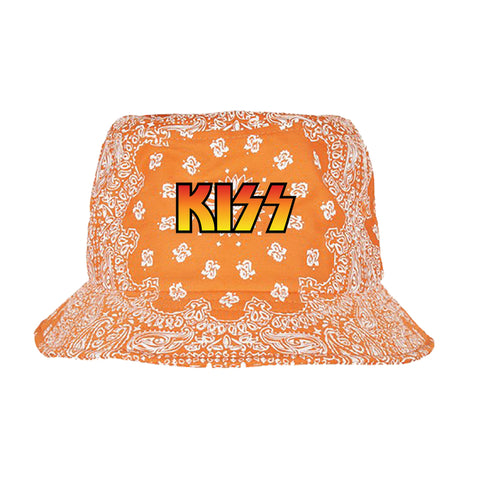 BOB bandana orange kiss logo