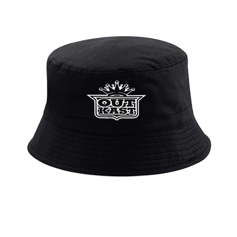 BOB bucket hat noir outkast blanc