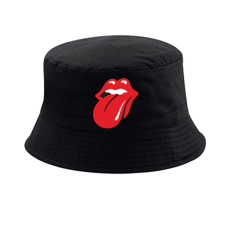 BOB bucket hat noir rolling stones