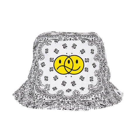 BOB bandana blanc double smile good bad