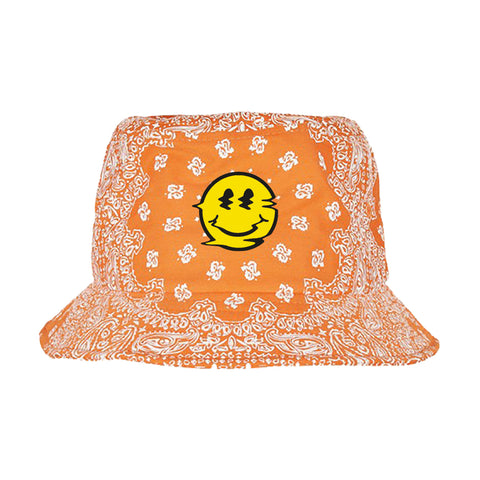 BOB bandana orange smile drip glitch