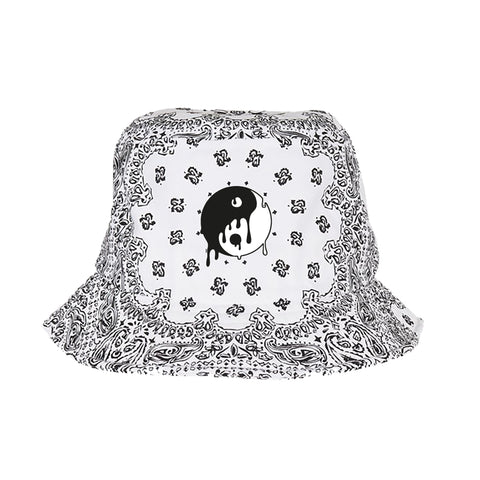 BOB bandana blanc yin yang drip