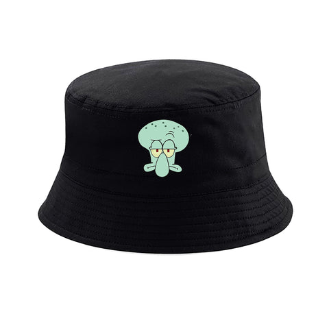 BOB bucket hat noir squid ward carlos bob l'éponge