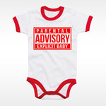 body bébé ilovecustom rouge contrast parental advisory explicit baby rouge