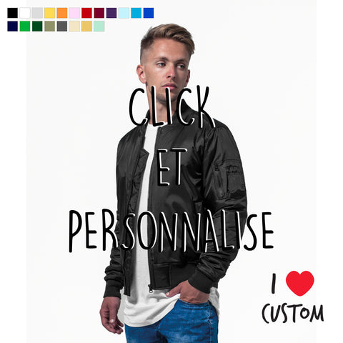 Veste Bombers Homme personnalisé