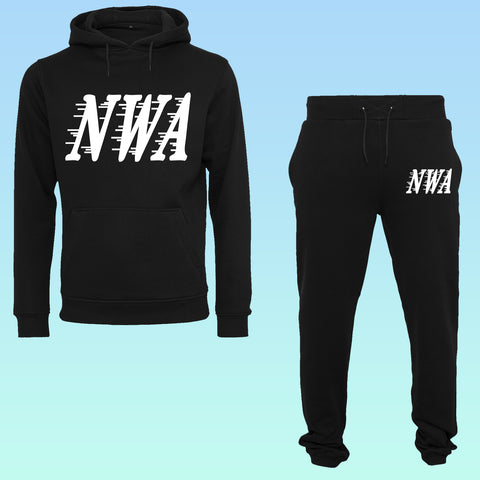 ensemble Jogging coupe ample noir NWA nhl