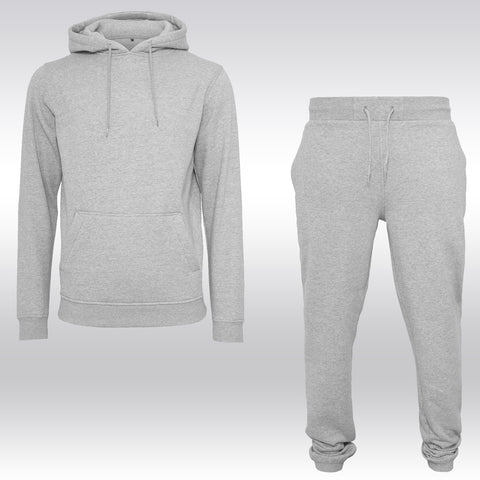 Ensemble jogging basic uni gris chiné