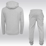 Ensemble jogging basic uni gris chiné