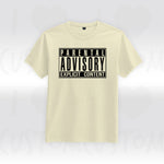 T-shirt ilovecustom Parental Advisory Explicit Content logo noir
