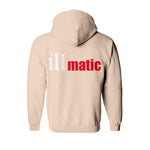sweat capuche hiphophood épais Nas illmatic beige