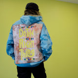 Sweat capuche Coolers Brand acid blue cyan do the right thing
