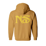 sweat capuche hiphophood épais Nas old gold
