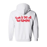 sweat capuche épais blanc hiphophood wu tang clan