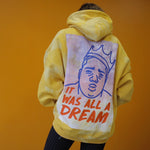 Sweat capuche Coolers Brand acid yellow big dream