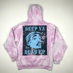 Sweat capuche Coolers Brand acid lavande 2pac thug life