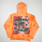 Sweat capuche Coolers Brand acid néon orange mo money mo problems