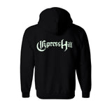 sweat capuche épais noir cypress Hill glow in the dark