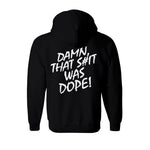 sweat capuche hiphophood épais Nwa noir