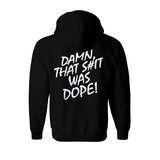 sweat capuche hiphophood épais Nwa noir