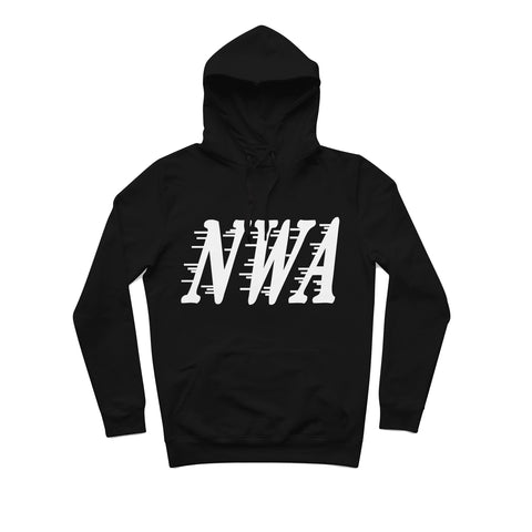 sweat capuche hiphophood épais Nwa noir