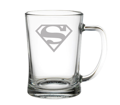 Verre shop de bière personnalisé superman