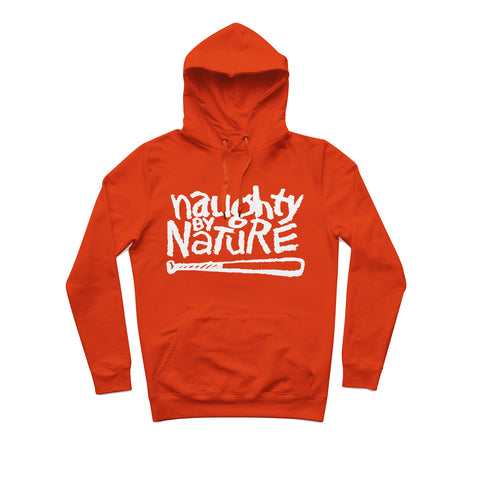 Sweat capuche épais orange hiphophood naughty by nature