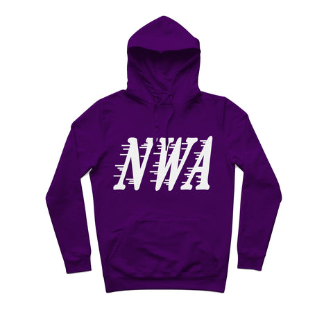 sweat capuche hiphophood épais Nwa violet