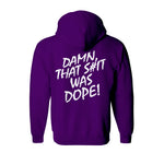 sweat capuche hiphophood épais Nwa violet