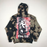 Sweat capuche Coolers Brand acid black 2pac thug life