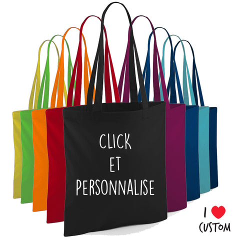 Tote bag shopping bag ilovecustom personnalisé