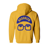 sweat capuche épais brooklyn ligue jaune