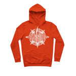 Sweat capuche épais hiphophood GANGSTARR blanc