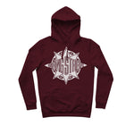 Sweat capuche épais hiphophood GANGSTARR blanc