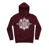 Sweat capuche épais hiphophood GANGSTARR blanc