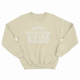 sweat col rond unisex logo OUTKAST blanc