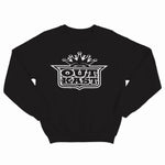 sweat col rond unisex logo OUTKAST blanc