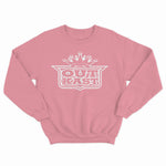 sweat col rond unisex logo OUTKAST blanc