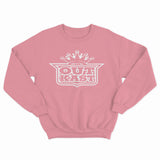 sweat col rond unisex logo OUTKAST blanc