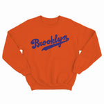 sweat col rond unisex logo BROOKLYN ligue bleu