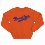 sweat col rond unisex logo BROOKLYN ligue bleu